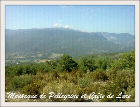 Montagne de Pellegrine et crête de Lure