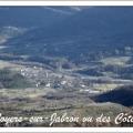 Noyers sur Jabron vu de la crête des Côtes